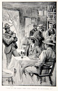 One of the Boers They Had Spoken to Sauntered In, an Illustration from 